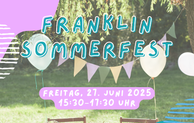 Einladung zum Sommerfest der Franklin Abenteuerknirpse und -kids